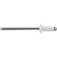 Rebite de repuxo 4,0 x 12 mm branco 412 com 1000 pe�as