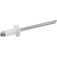Rebite de repuxo 4,0 x 12 mm branco 412 com 1000 pe�as