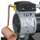 Compressor de ar direto 5 p�s 1 hp isento de �leo com base - CSD5 AD  220V