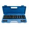 Jogo de soquete de impacto sextavado 10 � 27 mm encaixe 1/2