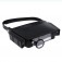 Lupa de cabe�a com 3 lentes de aumento - LP-40