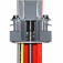 Elevador automotivo 2,5T lubrifica��o a �leo trif�sico vermelho - EF2500