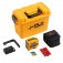 N�vel a laser 3 pontos alcance de 30 metros com acess�rios - PLS 3 R