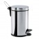 Lixeira inox 3L com pedal e balde 17 x 27 cm Decorline - 3040/201