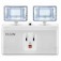 Lumin�ria de emerg�ncia LED 2.000 l�mens com 2 far�is - 48LEM2KL0000  110V/220V