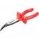 Alicate bico meia cana curvo isolado 8