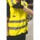 Colete refletivo tipo blus�o com bolso amarelo - CV 106  