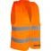 Colete refletivo tipo blus�o sem bolso laranja - CV 101