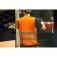 Colete refletivo tipo blus�o sem bolso laranja - CV 101