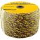Corda multifilamento tran�ada 12 mm x 140 m preta e amarela  