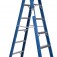 Escada tesoura dupla em fibra de vidro 6 degraus 1,80 m - Premium
