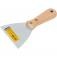 Esp�tula lisa 10 cm cabo de madeira parafusado