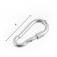 Mosquet�o com trava roscada 8 mm x 80 mm   