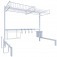 Organizador cozinha autossustent�vel 63 cm 14 pe�as - Essence