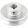 Polia de alum�nio 1 canal perfil A80 mm com furo de 19 mm - 66.77.019.080