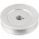 Polia de alum�nio 1 canal perfil A 90 mm com furo de 5/8