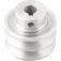 Polia de alum�nio 2 canais perfil A 60 mm com furo de 14 mm - 6677114060