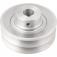 Polia de alum�nio 2 canais perfil A 100 mm com furo de 3/4