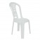 Cadeira pl�stica sem bra�os branca - Laguna