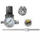 Pistola de pintura HVLP tipo gravidade bico 1,4/1,7 mm + 6 acess�rios - ARC-H-827A