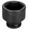 Soquete sextavado de impacto 38 mm encaixe 3/4