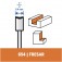 Fresa reta para micro ret�fica - 654