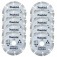 Kit 10 Discos diamantados segmentado 105 mm para m�rmore e granito - D-63688