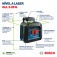 N�vel a laser com 2 linhas verdes 360� alcance 10 metros - GLL 2-20 G