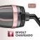 Escova secadora 1200W 3 em 1 Grey Rose Keratin - ES-11-BI  110V/220V
