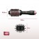 Escova secadora 1200W 3 em 1 Black Rose Argan - ES-14  220V
