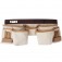 Cinto para ferramentas em lona 330 x 330 x 175 mm com 10 bolsos - 14086