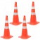 Kit 4 Cones para sinaliza��o 50 cm com 2 faixas - RM-43