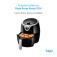 Fritadeira el�trica sem �leo Air Fryer 3,5 L 1240 Watts preta- Flash Fryer  110V