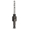 Suporte para serra copo de 14 a 30 mm com encaixe sextavado 3/8