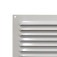 Grade de ventila��o em alum�nio branca quadrada 20 x 20 cm