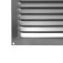 Grade de ventila��o em alum�nio quadrada com tela 20 x 20 cm