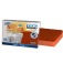 Esponja multiuso dupla face n�o risca laranja