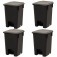 Cesto coletor de lixo 15L com pedal 4 pe�as - MVCP15