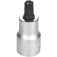 Soquete com ponta hexalobular t-50 encaixe 1/2
