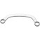 Chave estrela meia lua 15 x 17 mm a�o cromo van�dio