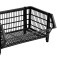 Cesto expositor pl�stico empilh�vel m�dio 41 x 27 x 57 cm - COMPT�