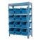 Estante met�lica com 12 gavetas n�5 azul - NE12/5A