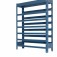 Estante met�lica para 30 gavetas n�3 - NE30/3