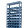 Estante met�lica com 60 gavetas n�3 azul - NE60/3A
