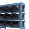 Estante met�lica com 9 caixas n� 7 preta - NE9/7P