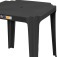 Conjunto de mesa Coruripe com 4 cadeiras pl�sticas sem bra�o
