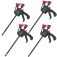 Kit 4 Grampos de aperto r�pido para marceneiro 6