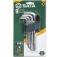 Jogo de chave allen hexagonal longa 1,5 a 10 mm com 9 pe�as