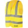 Colete refletivo tipo blus�o sem bolso amarelo - CV 102  
