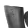 Bota de PVC preta cano m�dio sem forro